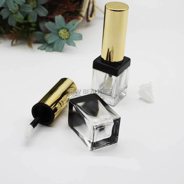 

100pcs/lot 10ML Square Empty DIY Lip Gloss Tube, Clear High-end Lipstick Storage Bottle, Women Beauty Tool, Lip Gloss Bottle