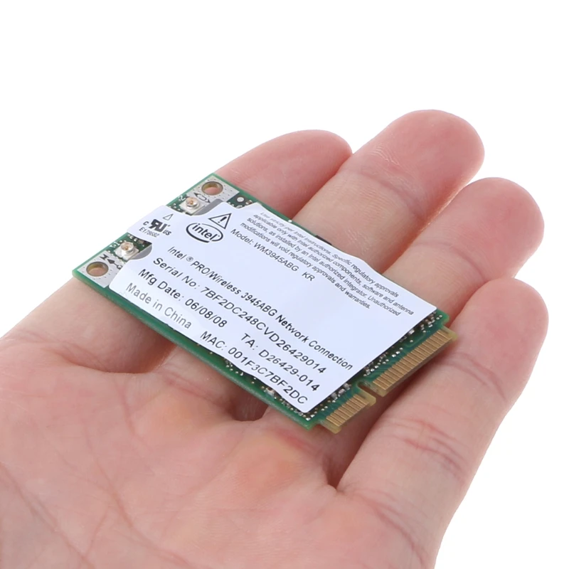 2021 Новая беспроводная Wi-Fi карта WM3945ABG Mini PCI-E 54M 802.11A/B/G для ноутбука Dell ASUS |