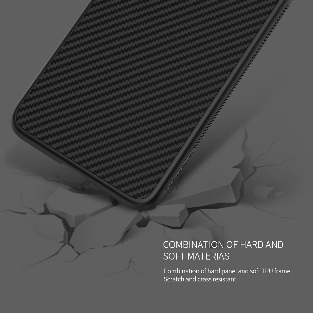 Nillkin huawei mate 20 чехол из углеродного волокна задняя крышка PP пластиковый чехол из синтетического волокна для huawei mate 20 Pro