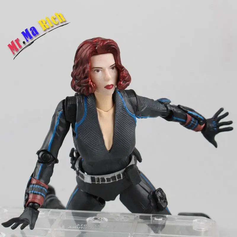 Экшн-фигурка Captain America Guerra Civile Black Widow модель игрушки кукла Regalo 15 см | Игрушки и