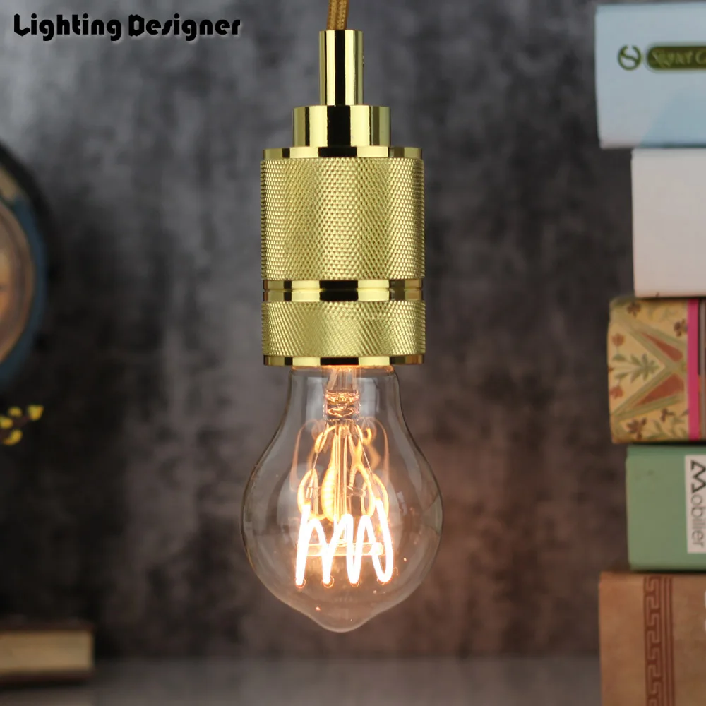 A60 Edison ЛАМПЫ светодиодный E27 4 Вт Винтаж Лампа накаливания затемнения света 220 В-240
