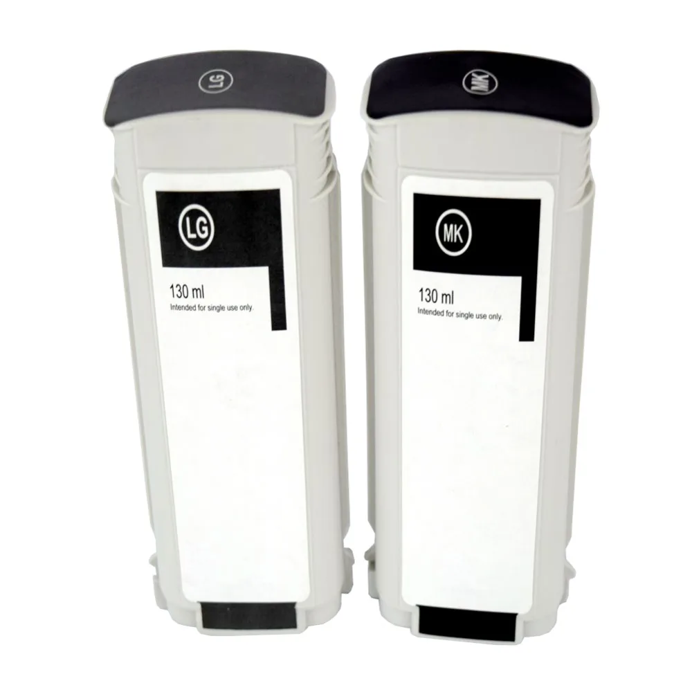 2pcs Gray + Matte black Compatible for HP70 LG ink cartridge hp 70 Z2100 Z3100 Z3200 Z5200 printer 130ML | Компьютеры и офис