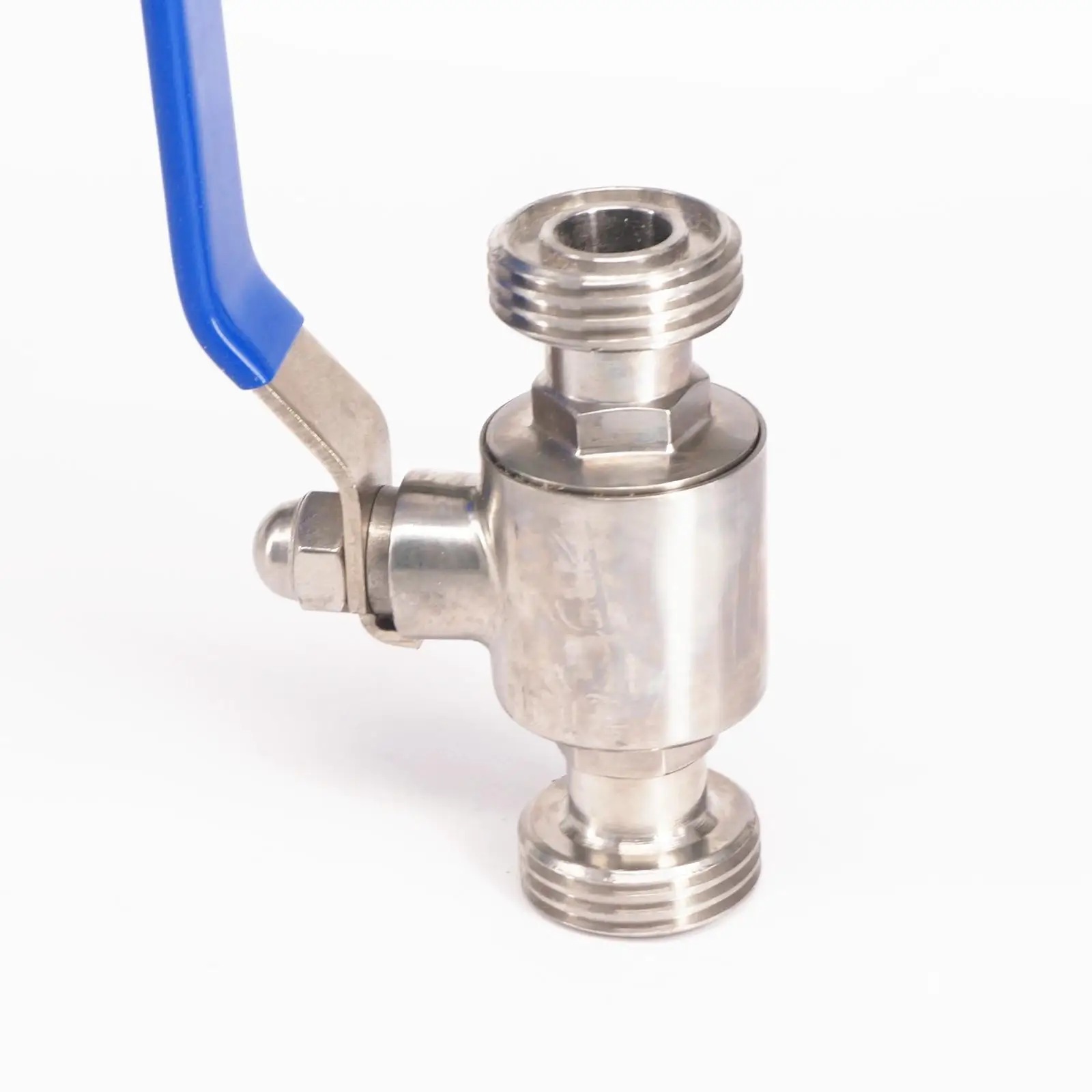 3/4 &quotSS304 нержавеющая сталь санитарный Т Тип Мужской резьбовой шаровой клапан для