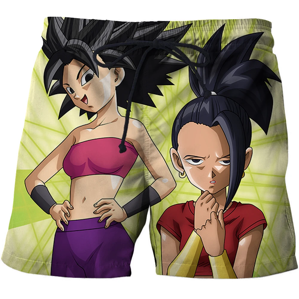 2019 Brand Quick Drying Board 3D Mens Beach Shorts Anime Print Dragon Ball GOKU Harajuku Boardshorts Hombre Plus Size S-6xl | Мужская