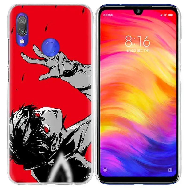 04 Чехол для телефона P5 Persona 5 аниме для Xiao mi Red mi Go Note 7 6 6A Pro S2 5 5A 4X mi A1 A2 9 mi x 3 5G 8 lite Play F1 - Цвет: 04