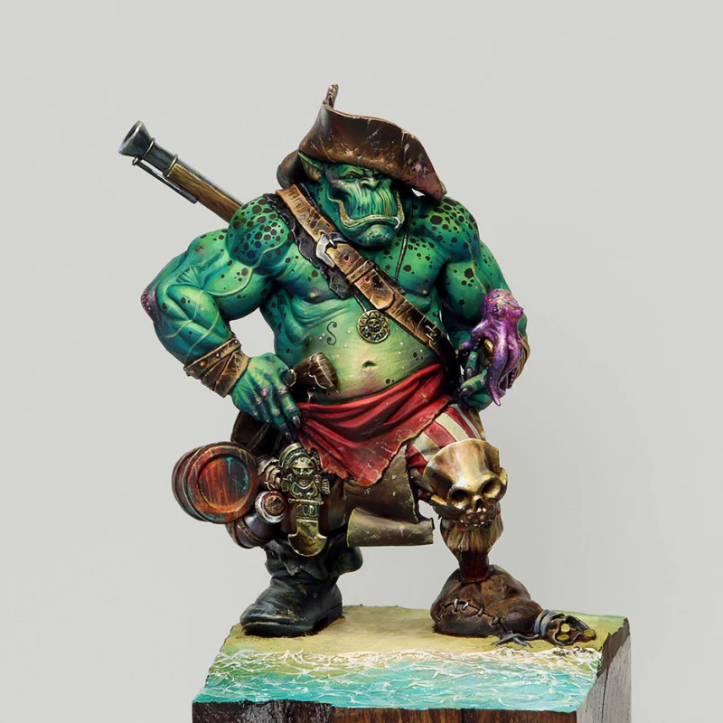 1/24 75 мм Dzhur the (orcshark man) игрушка модель смолы миниатюрный набор unassembly Неокрашенный |
