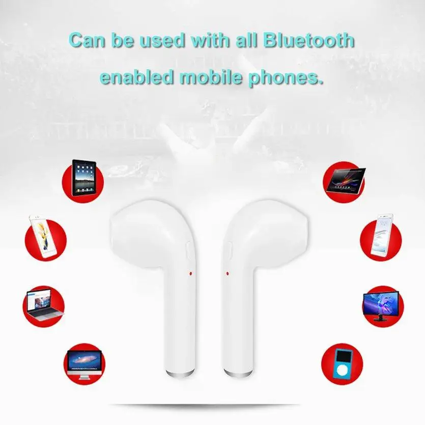 I7 I7s TWS мини беспроводные Bluetooth наушники вкладыши стерео с зарядным устройством