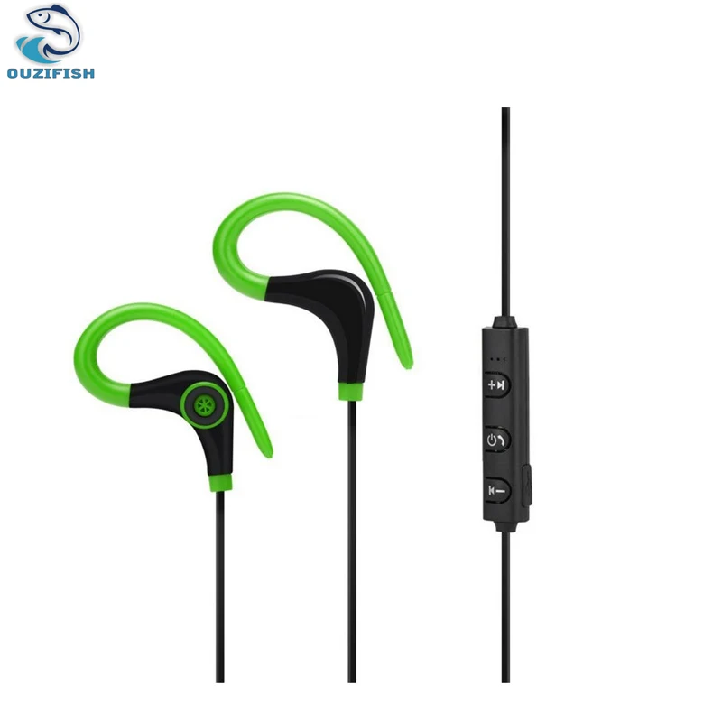 Ouzifish Bluetooth наушники с микрофоном Беспроводной Наушники Спорт Бег бас bluetooth