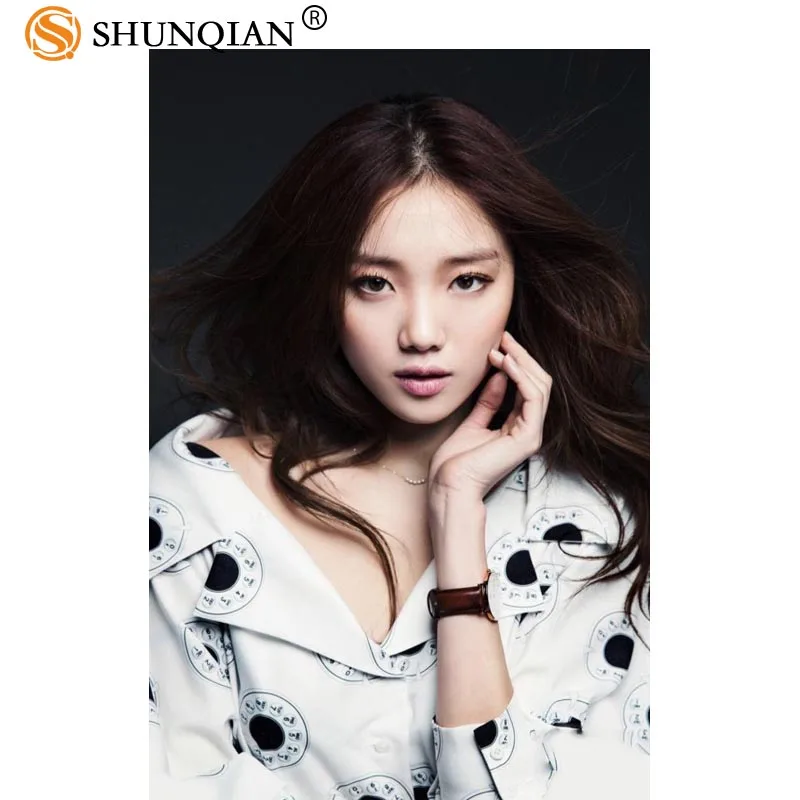 Лидер продаж корейский печатный плакат Lee Sung Kyung на заказ настенный
