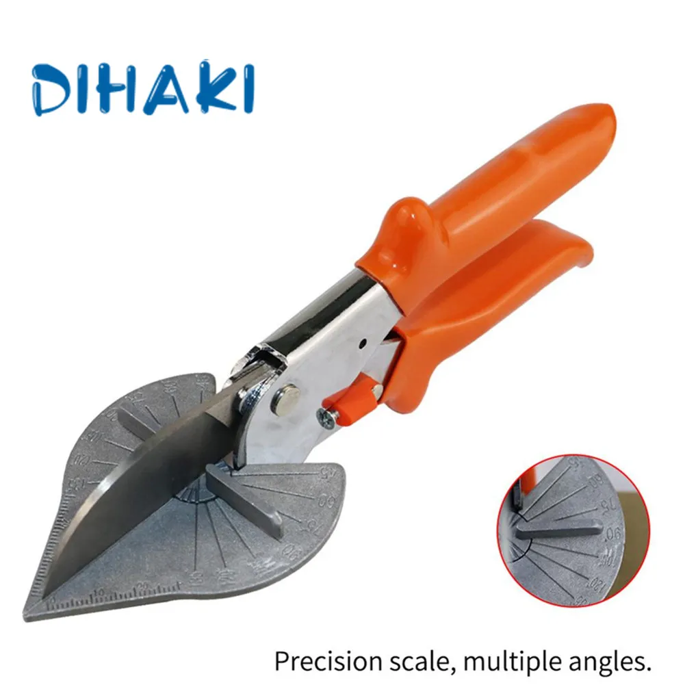 

45-135 Degree Multi Angle Scissor Stainless Steel Multifunctional Angle Shear With Rubber Covered Handle Cutting Tools