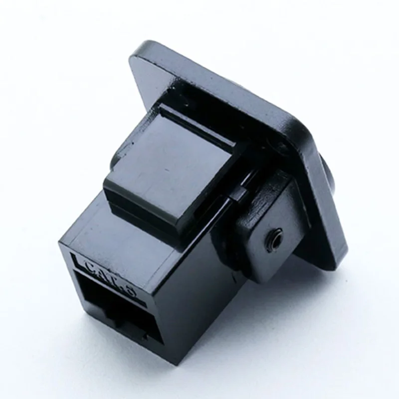10 шт./лот 8P8C RJ45 CAT6 Панельное крепление гнездовой адаптер сетевой Ethernet Модульный