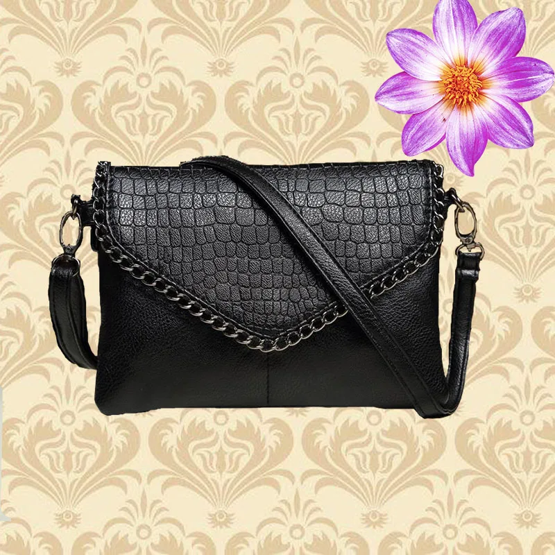 В наличии 2018 офисная винтажная Милая стильная маленькая черная сумка на молнии