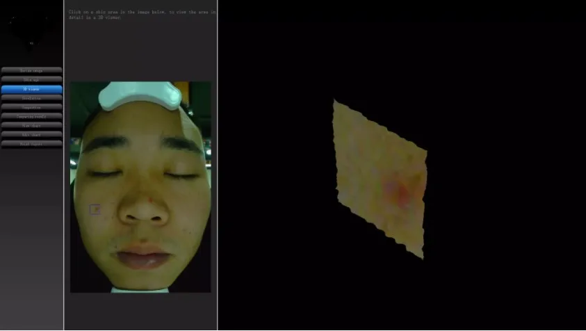 Новейшая технология управления кожей Уход за кожей 3D показать английский язык аппарат для диагностики кожи
