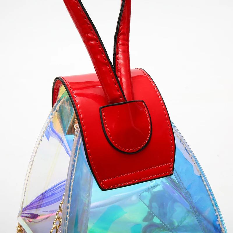 2018 New Fashion PVC Laser Lady Shoulder Handle Bag | Багаж и сумки