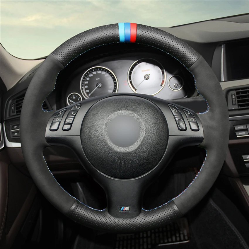 Чехол MEWANT для руля BMW M Sport E46 330i 330Ci E39 540i 525i 530i M3 M5 E39|car steering wheel cover|steering coverwheel cover |