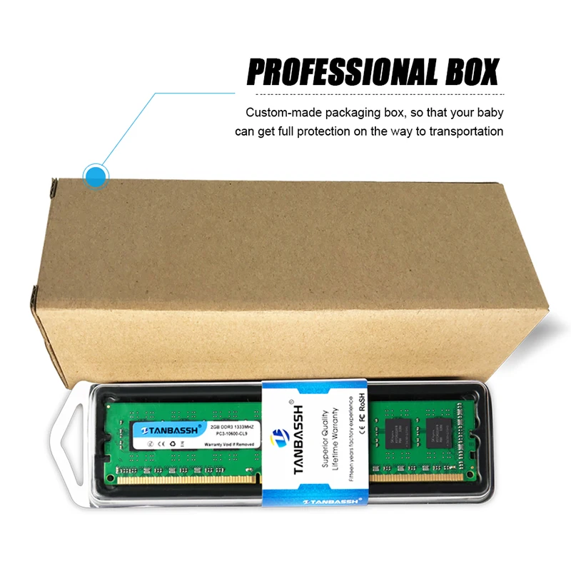 DDR3 2 Гб 1333 МГц для рабочего стола оперативная память 240pin 1 5 V длинный двухрядный