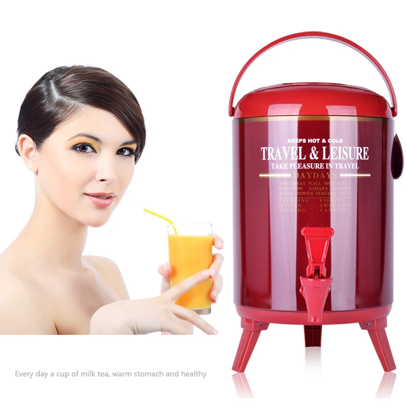 9.5L Keep Hot/cold Commercial Heat preservation barrels for water coffee drink tea soybean milk IDB-1000ISH 1pc | Бытовая техника