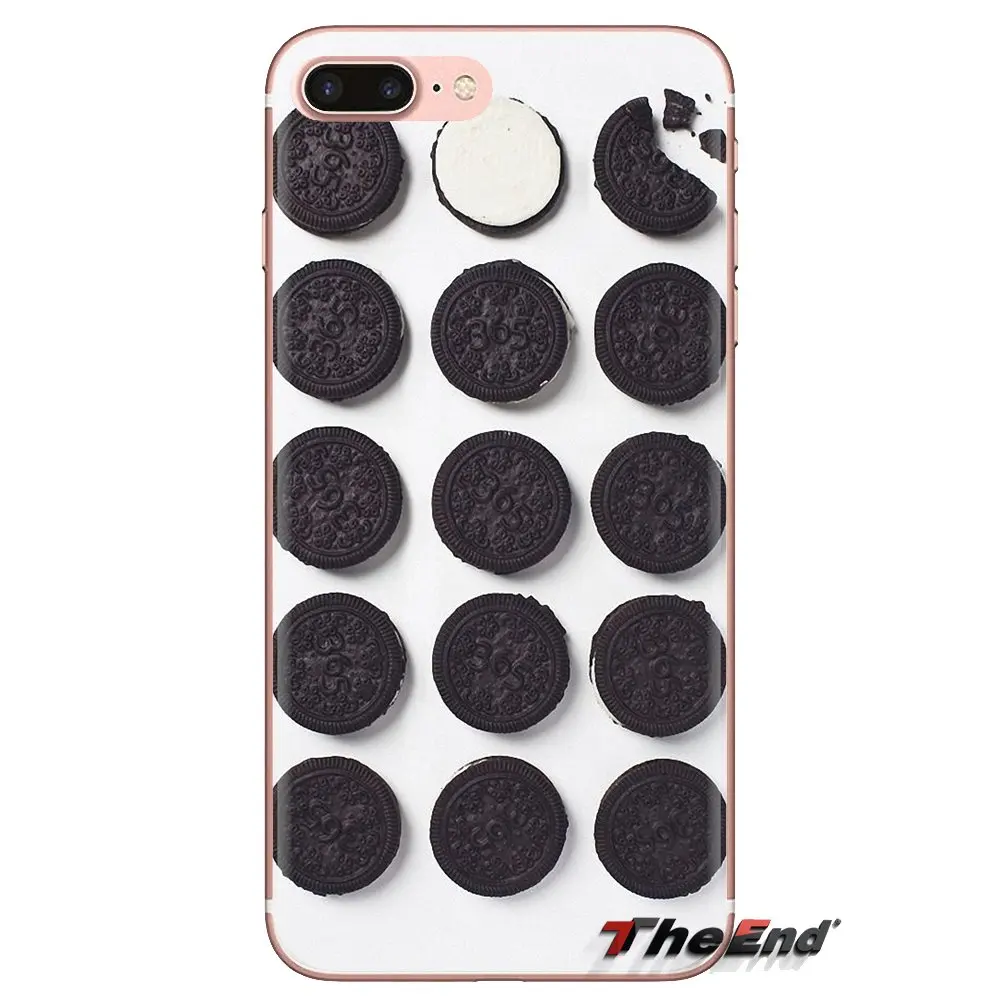 Silicone Phone Case Cartoon Many Oreo Cookie Milkshake For Samsung Galaxy S3 S4 S5 Mini S6 S7 Edge S8 S9 S10 Plus Note 3 4 5 8 9 |