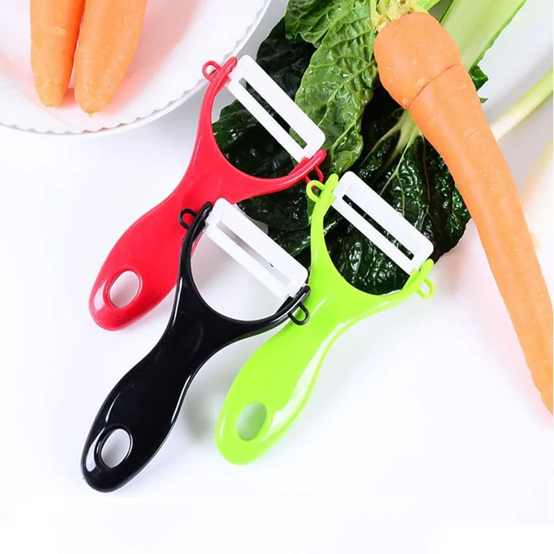 

Household Ceramic Fruit Knife Melon Knife Multi-function Apple Paring Knife Planing Knife Peeler Potato Skin Scraper 3