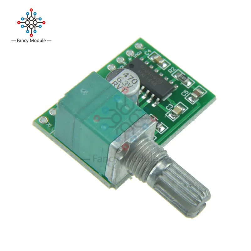 Мини PAM8403 DC 5V 2 канальный USB цифровой аудио усилитель плата модуль 2*3W регулятор