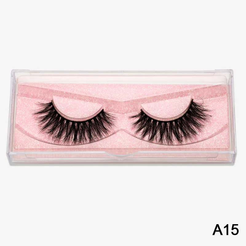 A15 DYSILK норковые ресницы 3D норковые ресницы безжалостные ресницы ручной работы многоразовые натуральные ресницы Популярные Накладные ресницы для макияжа - Цвет: A15
