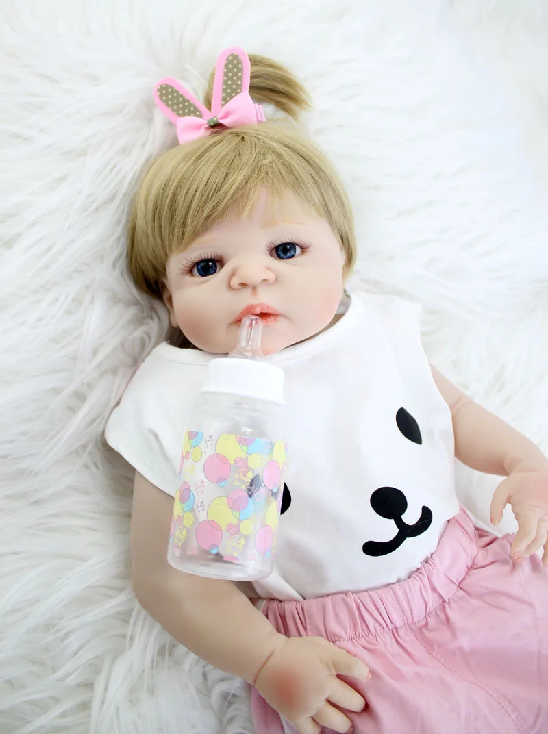 BZDOLL 22 &quotполностью силиконовая кукла для новорожденных Реалистичная принцесса