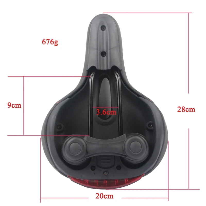 Велосипедное седло мягкая удобная Толстая Подушка большой ширины