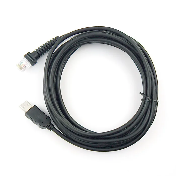 2 шт./лот сканер штрих кода PS/2 to USB кабель 5 м (17 футов) для aox AS8120 AS8250 AS8312 интерфейс|ps
