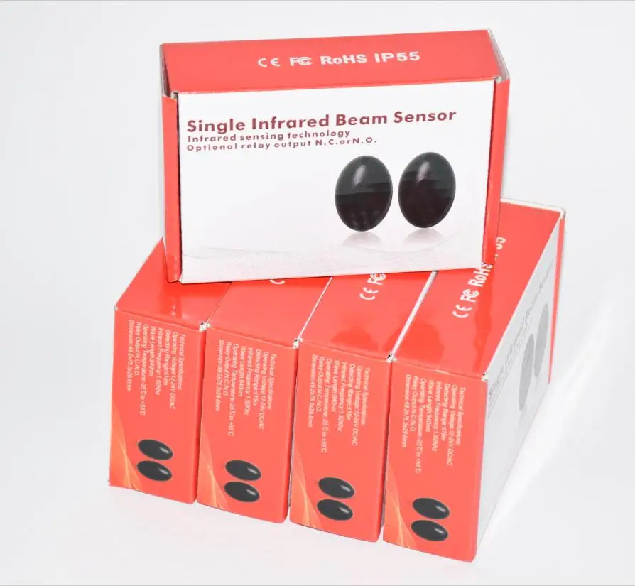 5 10 15 pairs automated gate safe Infrared sensor/swing /sliding/garage and door safety infrared photocells for motor | Безопасность и