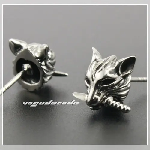 Крутые серьги-гвоздики из нержавеющей стали 316L G003 | Украшения и аксессуары