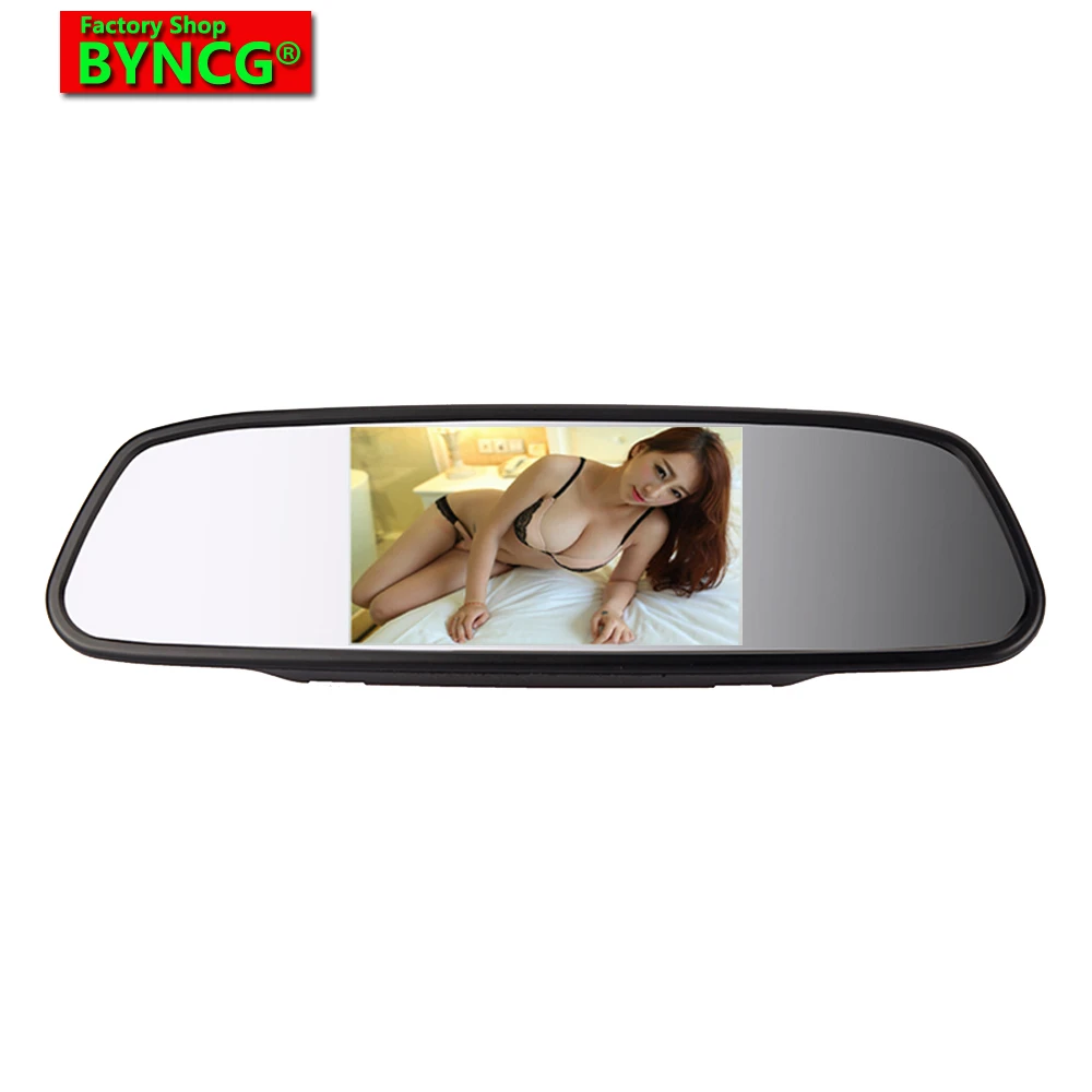 BYNCG автомобильный монитор высокого качества 4 3 &quotцветной TFT LCD Автомобильный HD