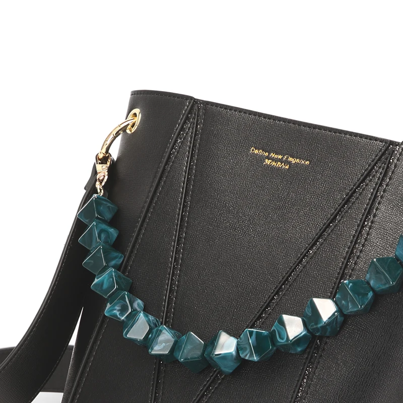 JONBAG знаменитости черная сумка Новая повседневная модная Корейская версия на