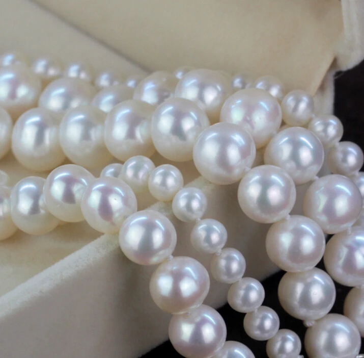 Браслет из натурального пресноводного жемчуга многослойный браслет с