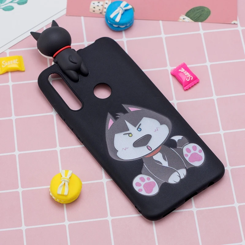 3D игрушки силиконовый чехол для Huawei P Smart Z карамельный цвет мягкие Мультяшные из