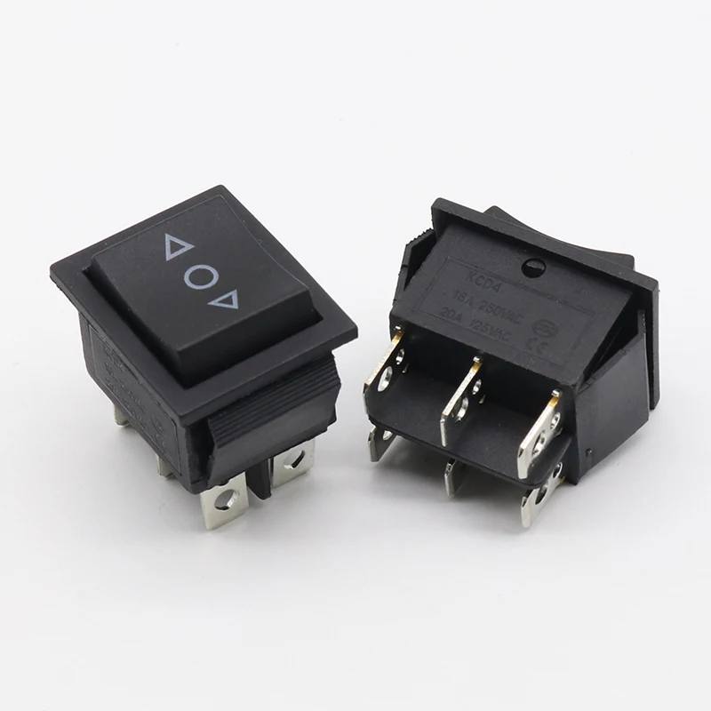 5 шт. клавишный переключатель мгновенного действия (вкл.)-ВЫКЛ.-(вкл.) 6 контактов |