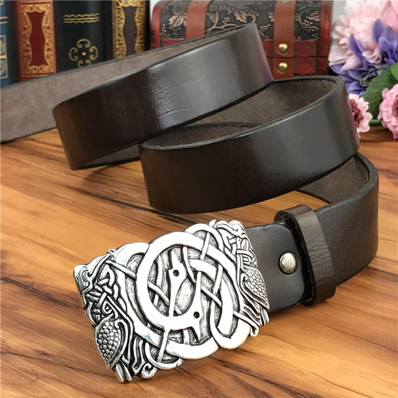 Роскошный мужской ремень с металлической пряжкой из натуральной кожи Ceinture Homme, кожаный ремень для мужчин, джинсовый мужской ремень Riem Wide MBT0589