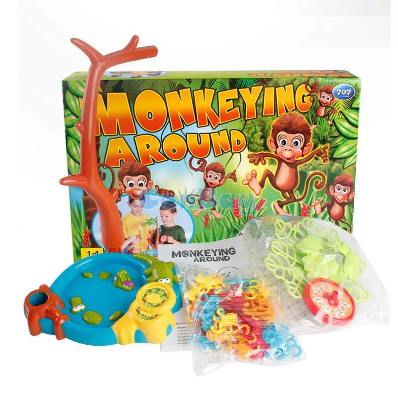 Monkeying вокруг Интерактивная вывеска indoor настольная игра балансирующая с