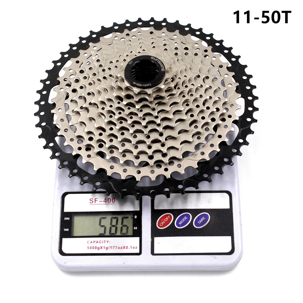 SUNSHNE MTB 11 скоростей 11-50 т кассета 370 г Сверхлегкий велосипед свободного хода 11 Т велосипедная часть MTB для SHIMANO M9000 M8000 M7000