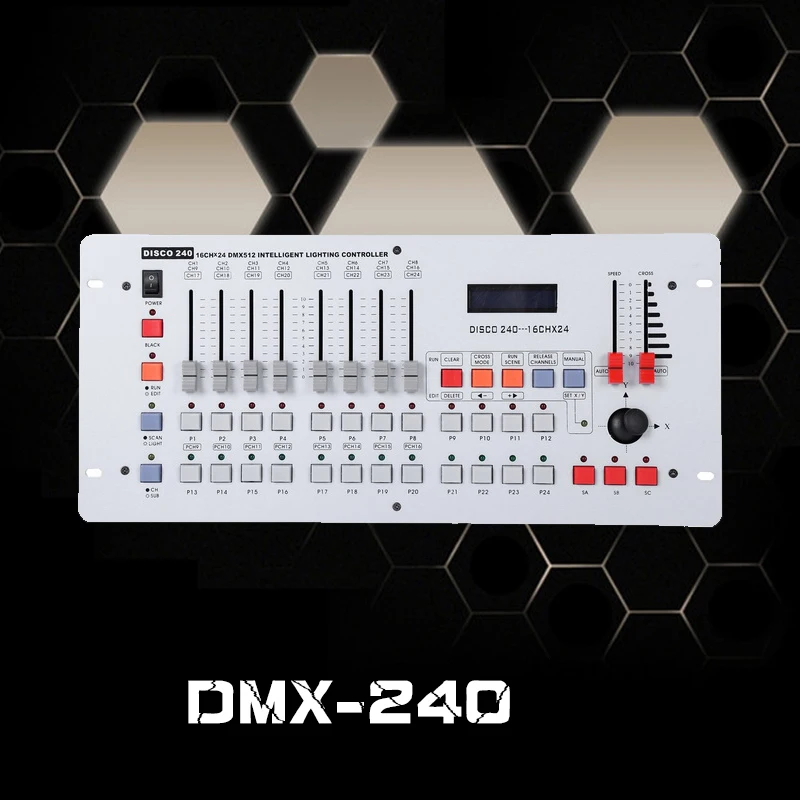 Профессиональный DMX 240 контроллер сценическое освещение DJ оборудование консоль