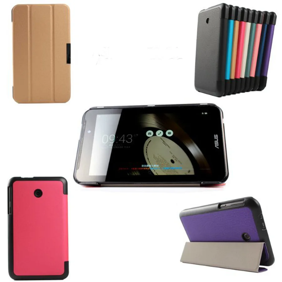 Роскошный ультра тонкий Магнитный кожаный чехол подставка для ASUS Memo Pad 7 ME70CX ME70C K01A