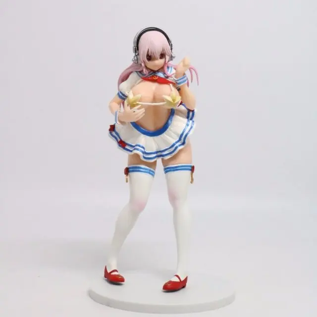 Аниме supersonico фигурка школьная форма для девочек Супер sonico Сексуальная модель