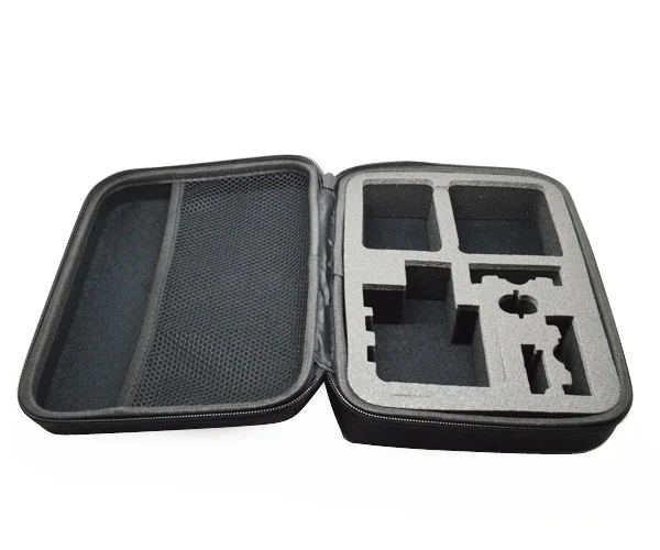 M-Size Portable Storage Case Box Go pro accessories kit collection EVA for GoPro Hero 4 3 SJCAM SJ4000 Xiao mi yi camera | Электроника
