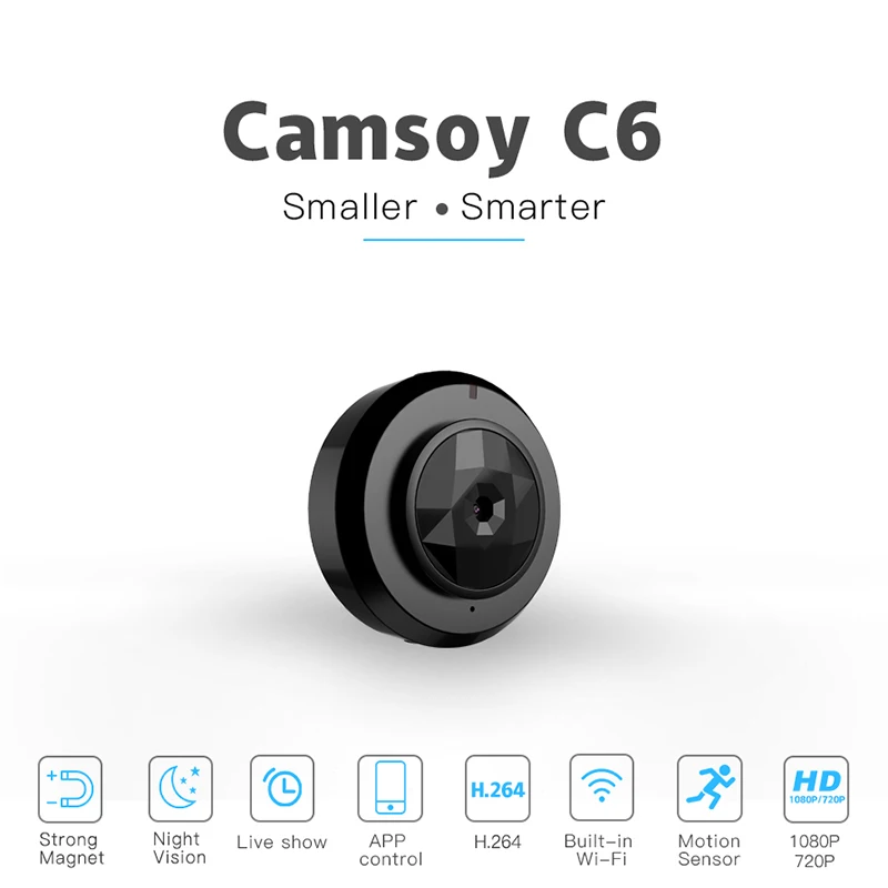 C6 hd 1080p Мини wifi камера ночная версия микро видеокамера диктофон безопасности