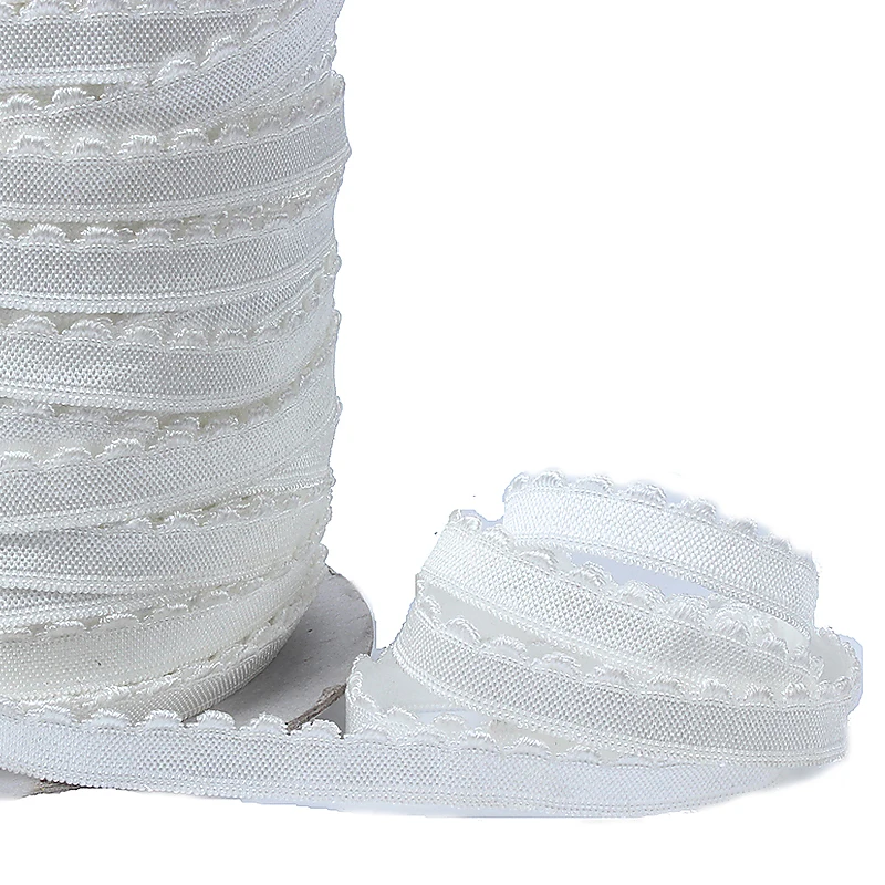 (100 ярдов/партия) оптовая продажа белья эластичная лента с обрезанными