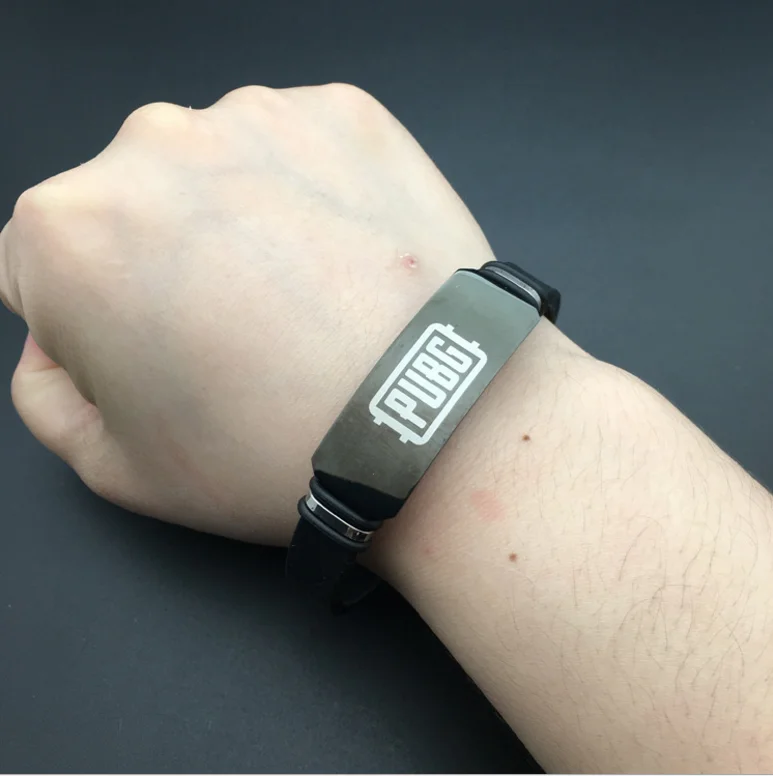 Игровой браслет pubg силикагель из нержавеющей стали маскарадные костюмы