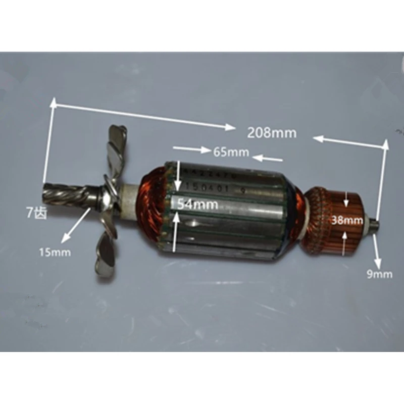7 зубьев строительная арматура двигателя для DEWALT 5140062 94 DeWALT D28720 KTM355 PCM355 STEL705 FME700