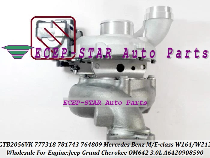 GTB2056VK 764809 0004 0002 0001 A6420908580 68004663AA Turbo для Jeep Grand Cherokee OM642 850 3.0L Euro 5|turbo blues|turbo decalturbo pressure