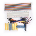Т-образный GPIO удлинитель DIY макетная платаДжампер проводрезисторы40-контактный плоский ленточный кабель для Raspberry Pi 2 3 Модель B