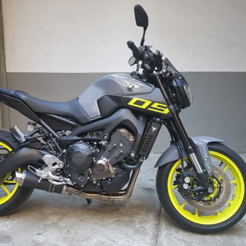 Боковая защита радиатора MTImport для мотоцикла Yamaha MT 09 MT09 FZ FZ09 2014 2015 09|Накладки и