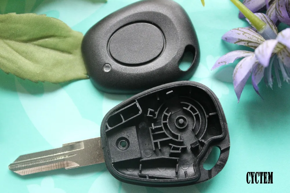 CYCTEM Clearance!! Car Key Cover Casing 1 Button Remote Shell Fob Case Replacement Fit For Renault No Logo | Автомобили и